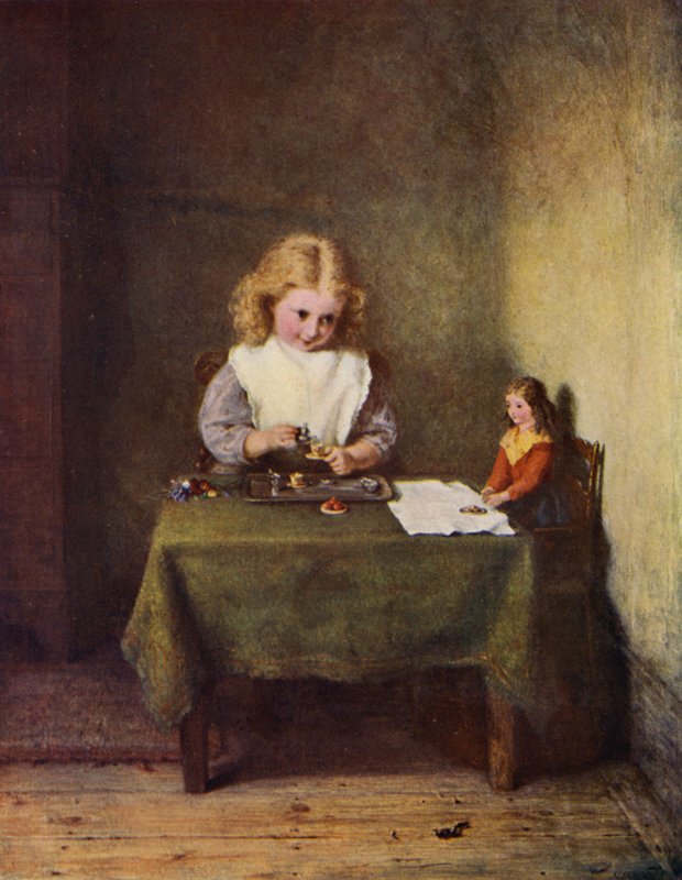 Lastenhuoneessa (väri litho) tekijältä English School