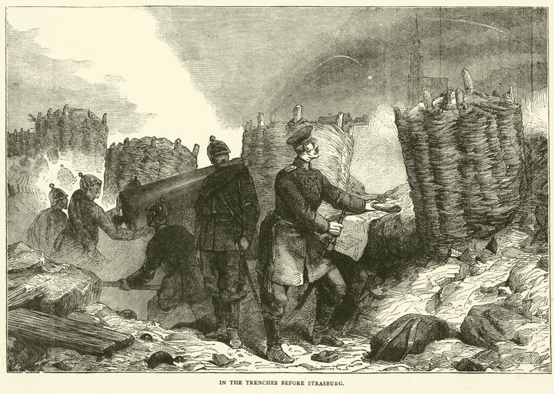 Haudoissa ennen Strasburgia, syyskuuta 1870 tekijältä English School