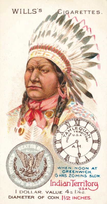 Indian Territory, Yhdysvallat, dollari (kromoliittinen) tekijältä English School