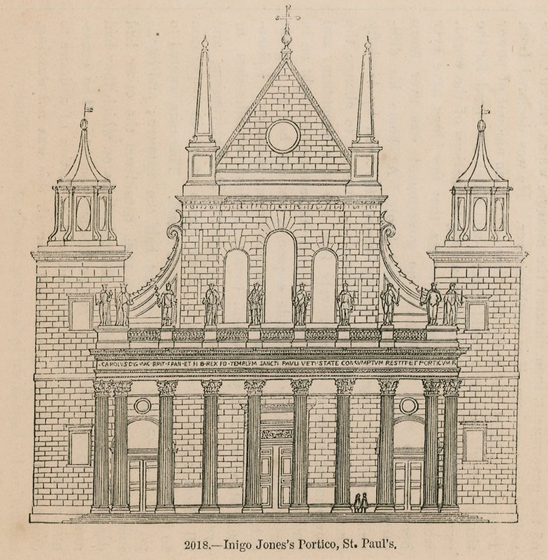 Inigo Jones Portico, Pyhän Paavalin katedraali, Lontoo tekijältä English School