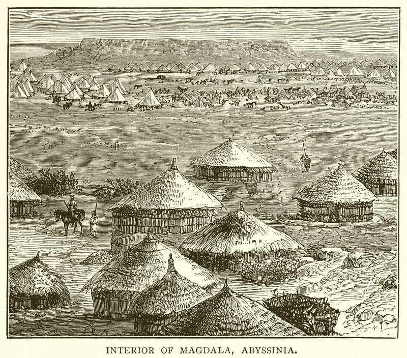 Magdalan sisustus, Abessinia tekijältä English School