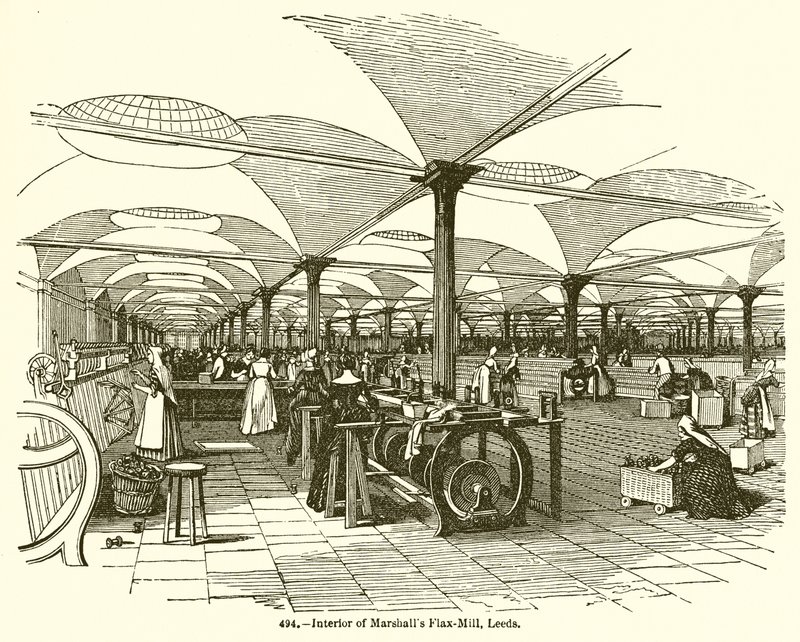 Marshalls Flax-Mill, Leeds, sisustus tekijältä English School