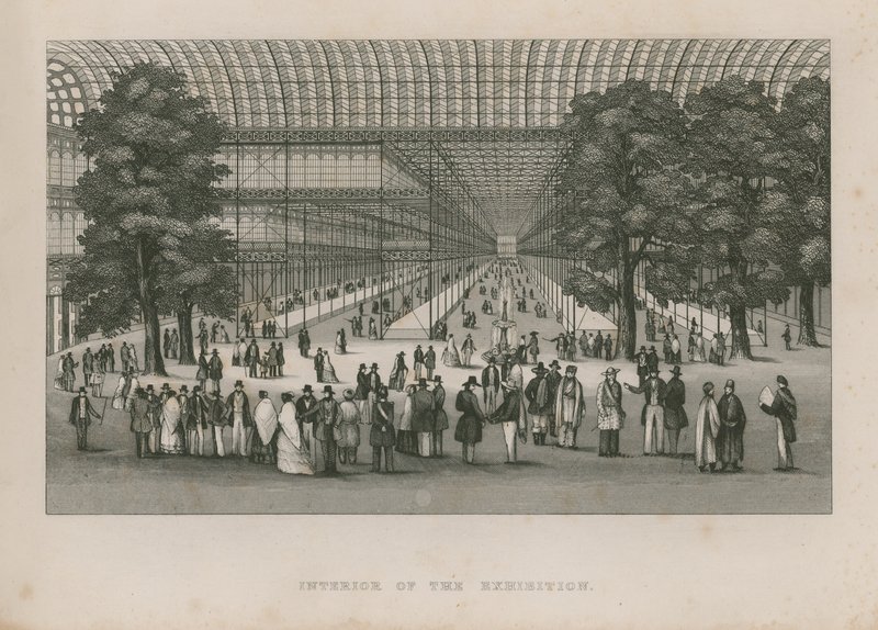 Suuren näyttelyn sisustus, 1851 tekijältä English School