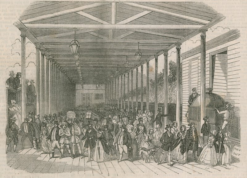 Great Western Railwayn päätepysäkin sisätilat tekijältä English School