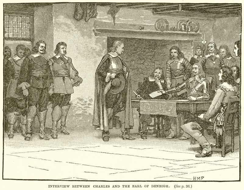 Charlesin ja Earl of Denbighin haastattelu tekijältä English School