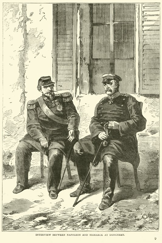 Napoleonin ja Bismarckin haastattelu Doncheryssa syyskuussa 1870 tekijältä English School