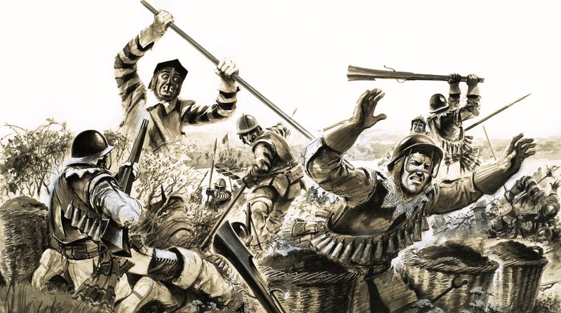 Taistelussa: Oliver Cromwellin lopullinen voitto tekijältä English School
