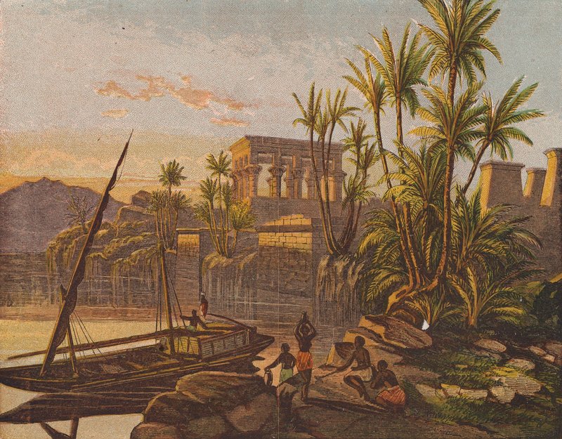 Philaen saari, Egypti (värilitro) tekijältä English School