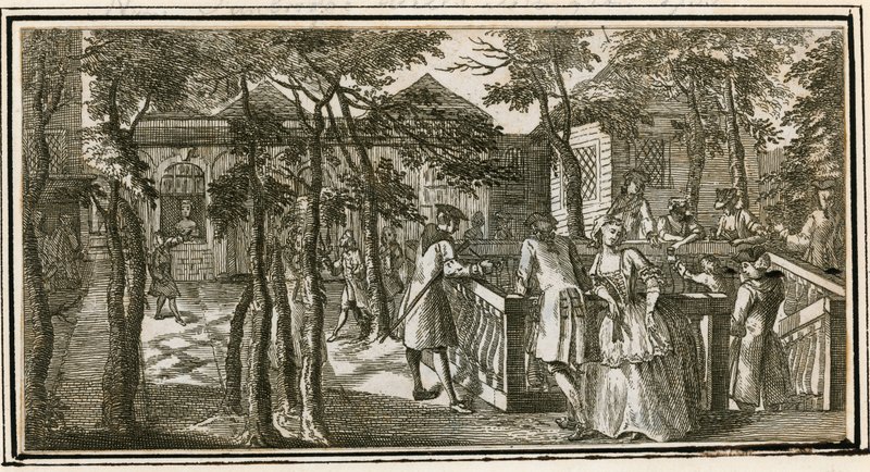 Islington Spa, aiemmin New Tunbridge Wells, 1735 tekijältä English School