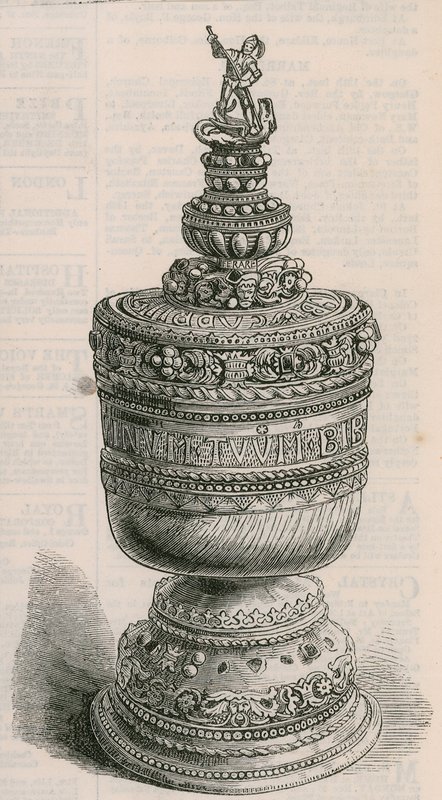 Ivory Grace Cup of Thomas aBecket, kultainen tekijältä English School