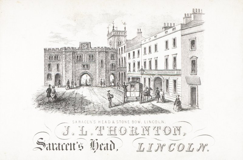 J L Thornton, Saracens Head and Stone, Lincoln tekijältä English School