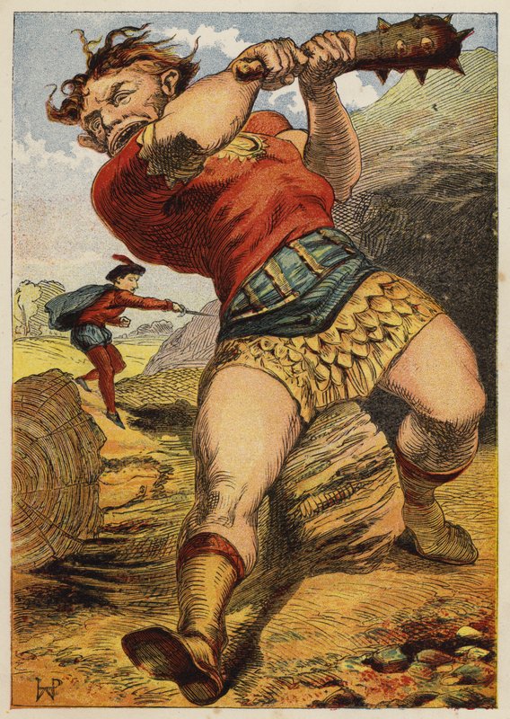 Jack The Giant Killer (väri litho) tekijältä English School