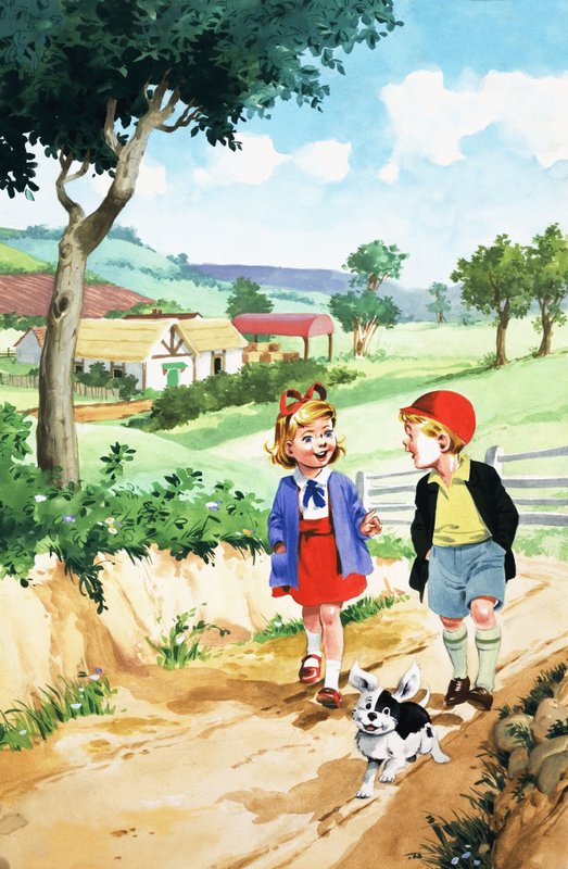 Jack ja Jill ja vanha linna tekijältä English School