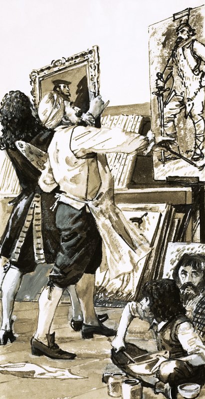 Jacobus de Wetin maalaus Holyrod Housessa tekijältä English School