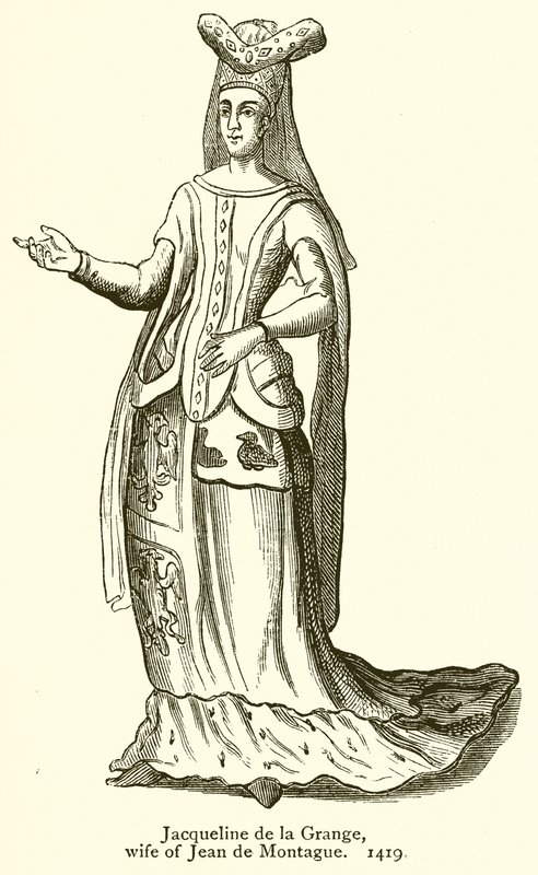 Jacqueline de la Grange, Jean de Montaguen vaimo. 1419 tekijältä English School