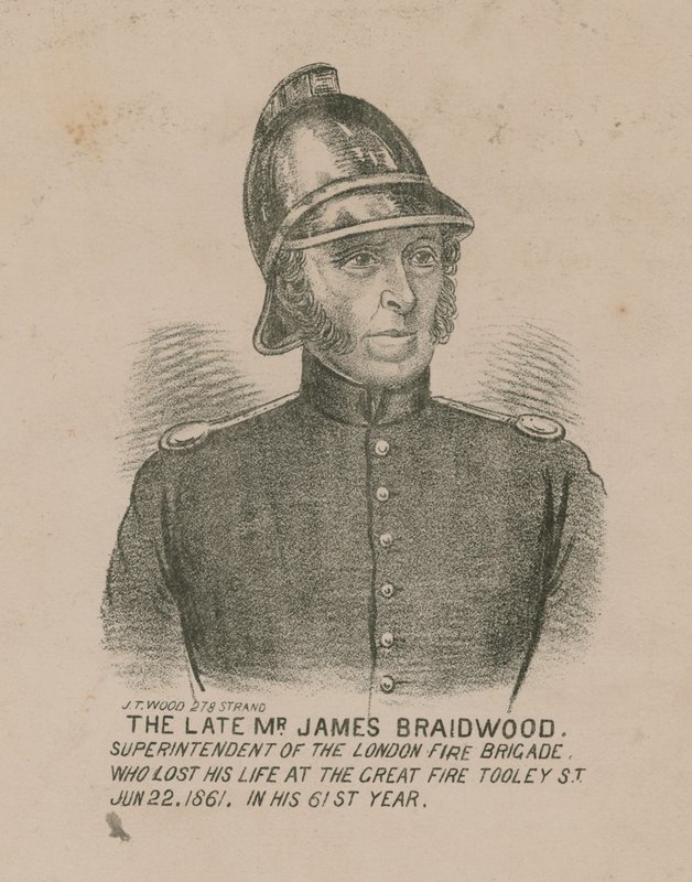 James Braidwood, Lontoon palokunnan komentaja tekijältä English School