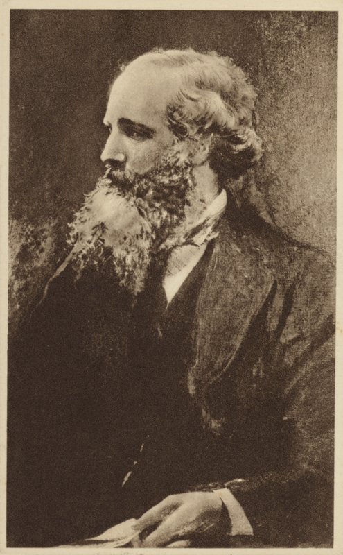 James Clerk Maxwell (1831-1879), skotlantilainen teoreettinen fyysikko (litografia). tekijältä English School