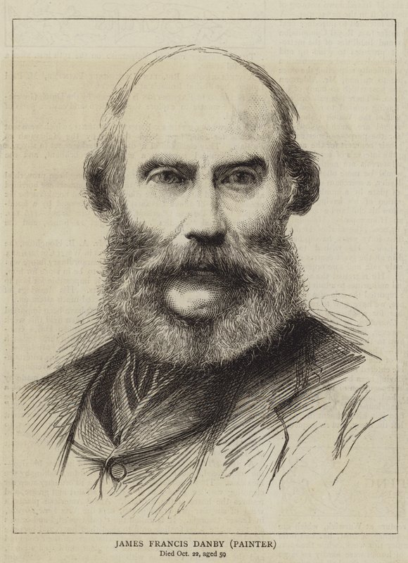 James Francis Danby, taidemaalari (kaiverrus) tekijältä English School