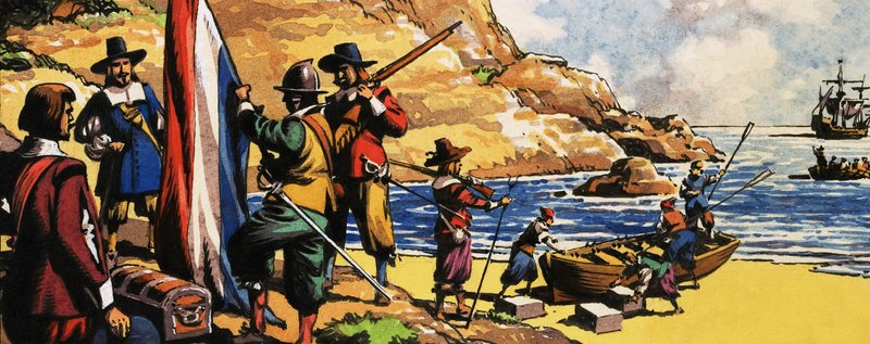 Jan van Riebeeck saapuu Etelä-Afrikkaan tekijältä English School