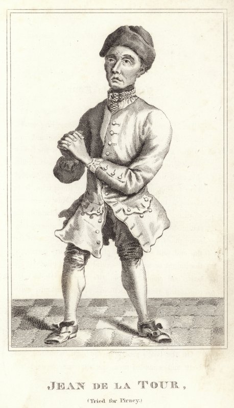 Jean de la Tour, syytettynä piratismista tekijältä English School