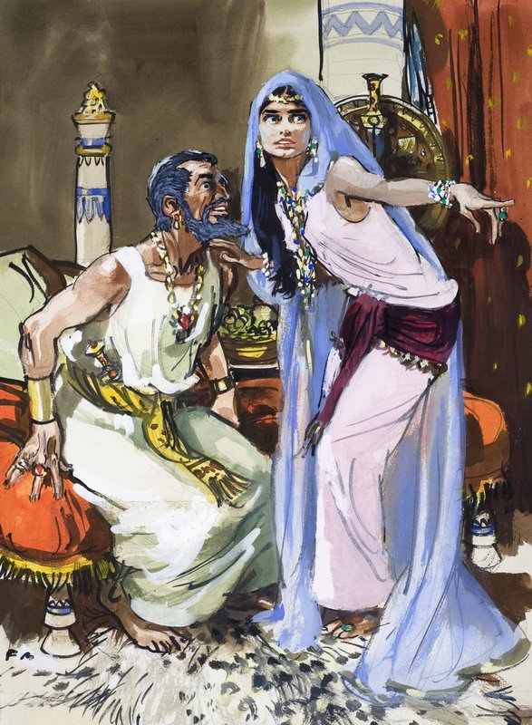 Iisebel puhuu Ahabille tekijältä English School