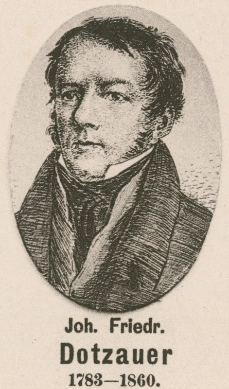 Johann Friedrich Dotzauer (syväpaino) tekijältä English School
