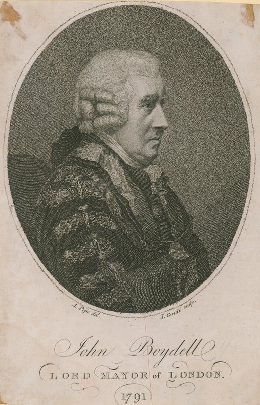 John Boydell, Lontoon pormestari 1785 tekijältä English School