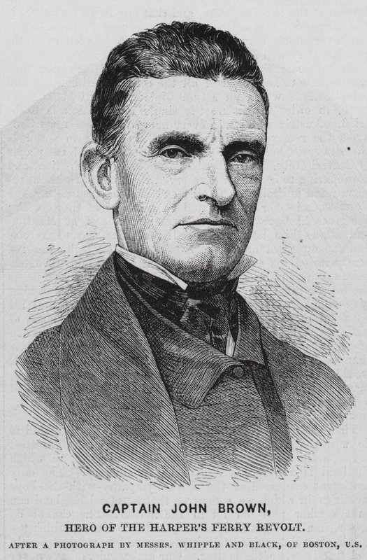John Brown, amerikkalainen abolitionisti (kaiverrus) tekijältä English School