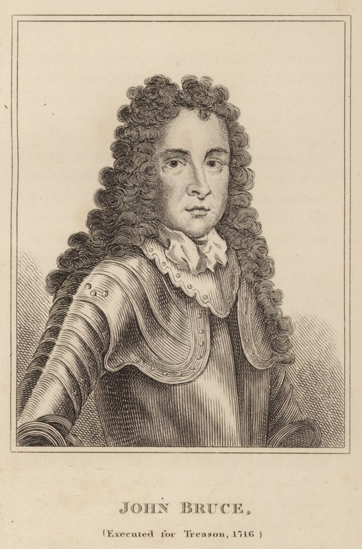 John Bruce, teloitettiin maanpetoksesta, 1716 tekijältä English School