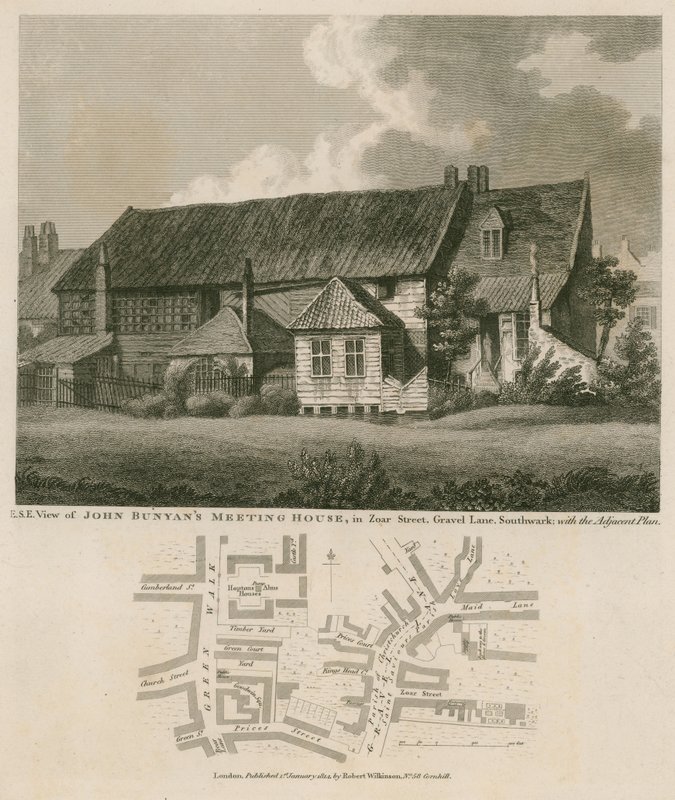 John Bunyansin kokoustalo, Zoar Street, Gravel Lane, Southwark tekijältä English School