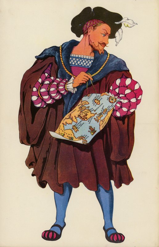 John Cabot (väri litho) tekijältä English School