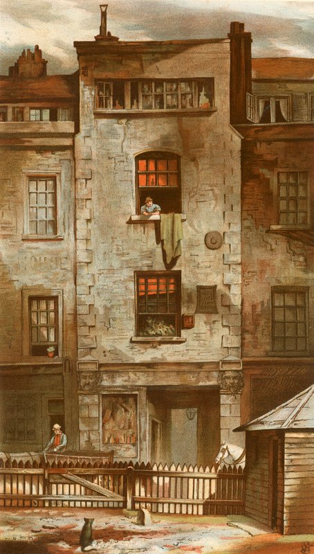 John Drydens House, Fetter Lane tekijältä English School