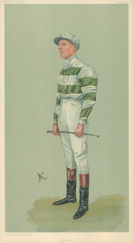 John E Watts, 1. lokakuuta 1903, Vanity Fair -sarjakuva tekijältä English School