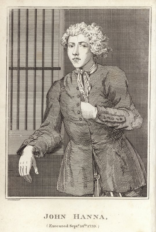 John Hanna, teloitettu 14. syyskuuta 1739 tekijältä English School