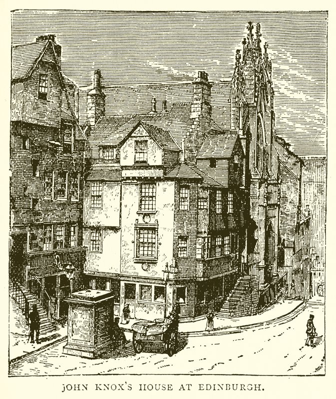 John Knoxsin talo Edinburghissa tekijältä English School