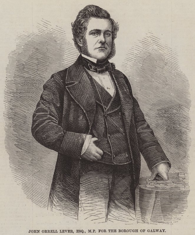 John Orrell Lever, Esquire, kansanedustaja, Galwayn kaupunginosa (kaiverrus) tekijältä English School
