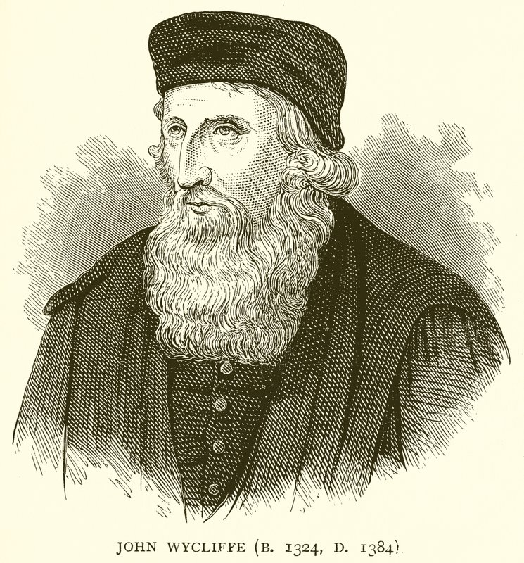 John Wycliffe (s. 1324, k. 1384) tekijältä English School