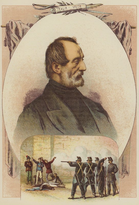 Joseph Mazzini, Kansalaiset ammuttiin Mazzini
