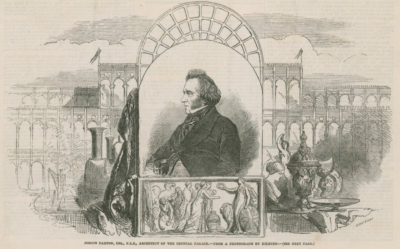 Joseph Paxton, Crystal Palacen arkkitehti tekijältä English School