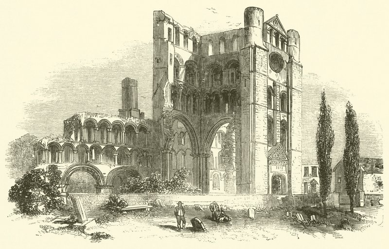 Kelso Abbey (kaiverrus) tekijältä English School