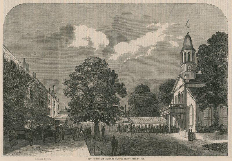 Kew Church ja Green prinsessa Maryn hääpäivänä tekijältä English School