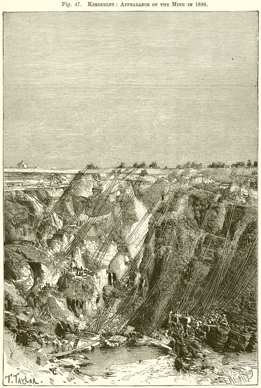 Kimberley: Kaivoksen ilmestyminen vuonna 1880 tekijältä English School