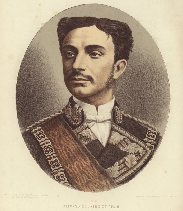 Espanjan kuningas Alfonso XII tekijältä English School
