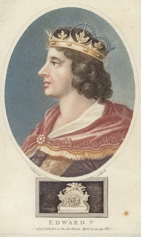 Englannin kuningas Edward V (värikaiverrus) tekijältä English School
