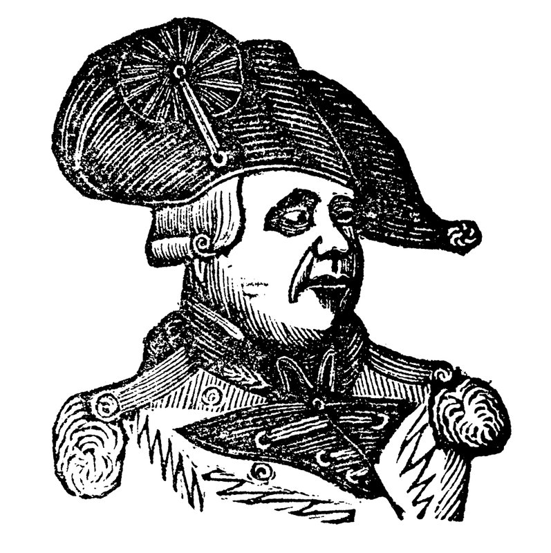 Kuningas Yrjö III (puupiirros) tekijältä English School