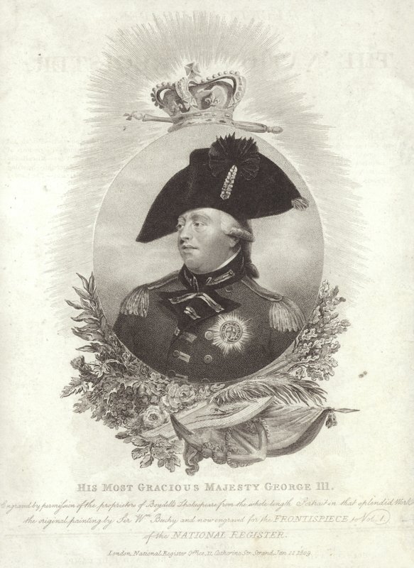Ison-Britannian ja Irlannin kuningas George III tekijältä English School