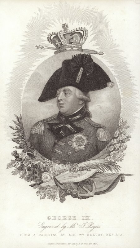 Ison-Britannian ja Irlannin kuningas George III tekijältä English School