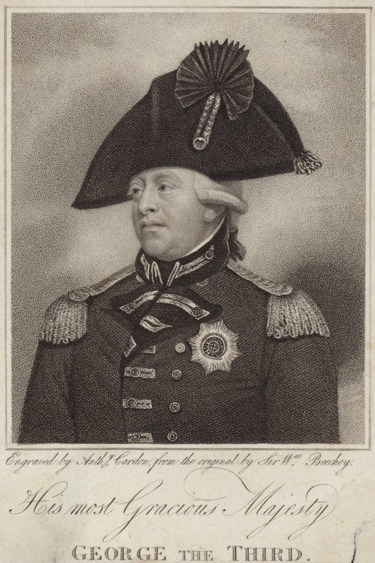 Ison-Britannian ja Irlannin kuningas George III tekijältä English School