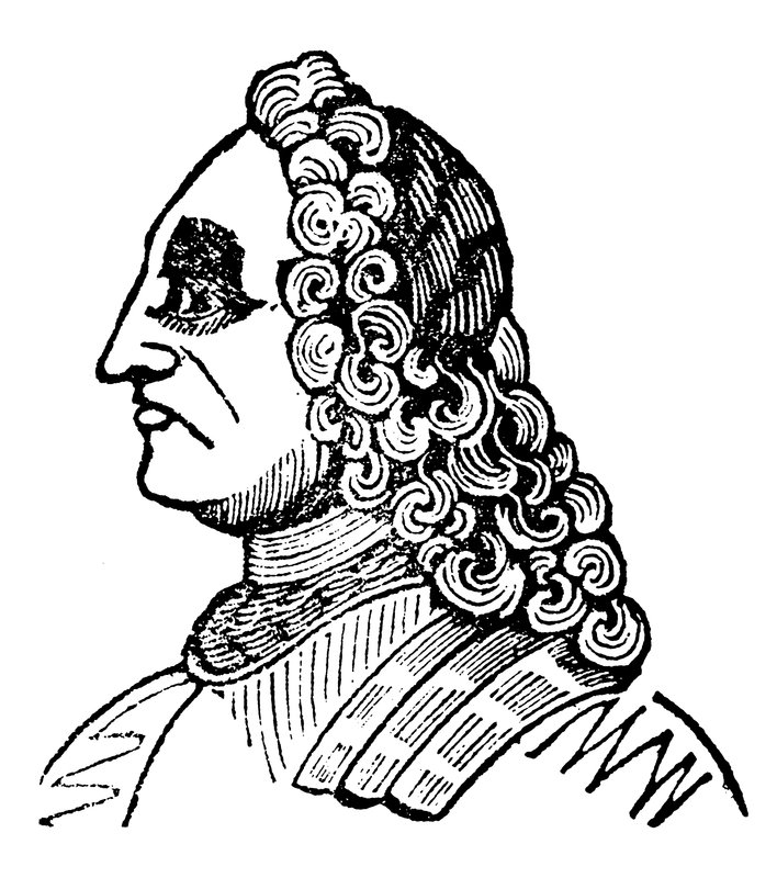 Kuningas Yrjö II (puupiirros) tekijältä English School