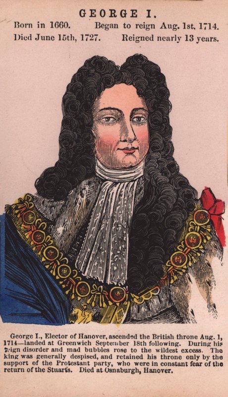 King George I (värikaiverrus) tekijältä English School